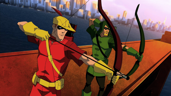 Speedy and green arrow Speedy and green arrow