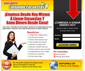 Gane dinero llenando encuestas x